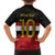 Custom Egypt National Football Kid Hawaiian Shirt Egyptian Geometric and Flag - Wonder Print Shop