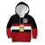 Custom Egypt National Football Kid Hoodie Egyptian Geometric and Flag - Wonder Print Shop