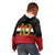 Custom Egypt National Football Kid Hoodie Egyptian Geometric and Flag - Wonder Print Shop