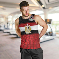 Custom Egypt National Football Men Tank Top Egyptian Geometric and Flag - Wonder Print Shop