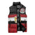 Custom Egypt National Football Sleeveless Puffer Jacket Egyptian Geometric and Flag - Wonder Print Shop