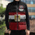 Custom Egypt National Football Sleeveless Puffer Jacket Egyptian Geometric and Flag - Wonder Print Shop