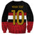 Custom Egypt National Football Sweatshirt Egyptian Geometric and Flag - Wonder Print Shop