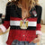 Custom Egypt National Football Women Casual Shirt Egyptian Geometric and Flag - Wonder Print Shop