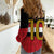 Custom Egypt National Football Women Casual Shirt Egyptian Geometric and Flag - Wonder Print Shop