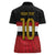 Custom Egypt National Football Women Polo Shirt Egyptian Geometric and Flag - Wonder Print Shop