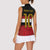 Custom Egypt National Football Women Sleeveless Polo Shirt Egyptian Geometric and Flag - Wonder Print Shop