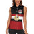Custom Egypt National Football Women Sleeveless Polo Shirt Egyptian Geometric and Flag - Wonder Print Shop