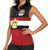 Custom Egypt National Football Women Sleeveless Polo Shirt Egyptian Geometric and Flag - Wonder Print Shop