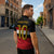 Custom Egypt National Football Zipper Polo Shirt Egyptian Geometric and Flag - Wonder Print Shop