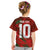 Custom Morocco National Football Kid T Shirt Atlas Lions Sporty Abstract Pattern - Wonder Print Shop