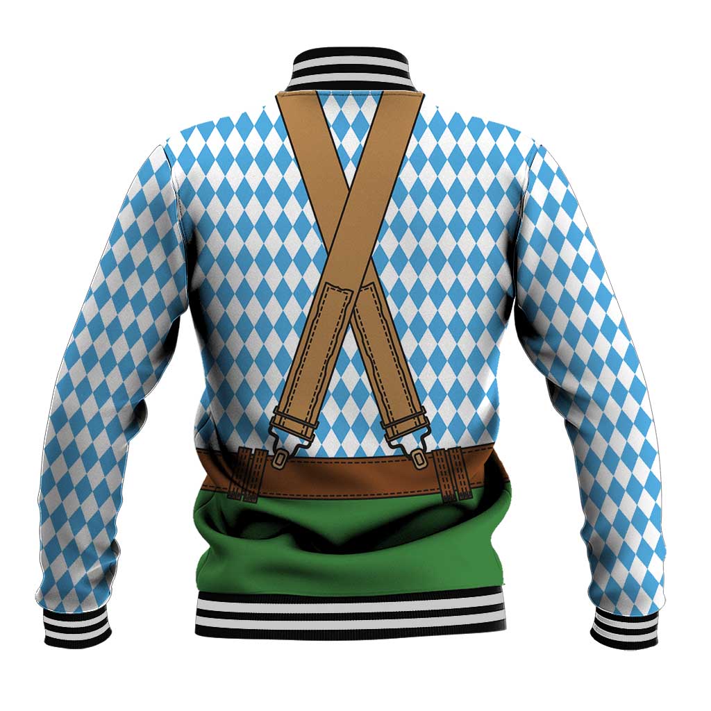 Oktoberfest Baseball Jacket Beer Festival Spirit Lederhosen Costume Style - Wonder Print Shop