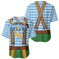 Oktoberfest Baseball Jersey Beer Festival Spirit Lederhosen Costume Style - Wonder Print Shop