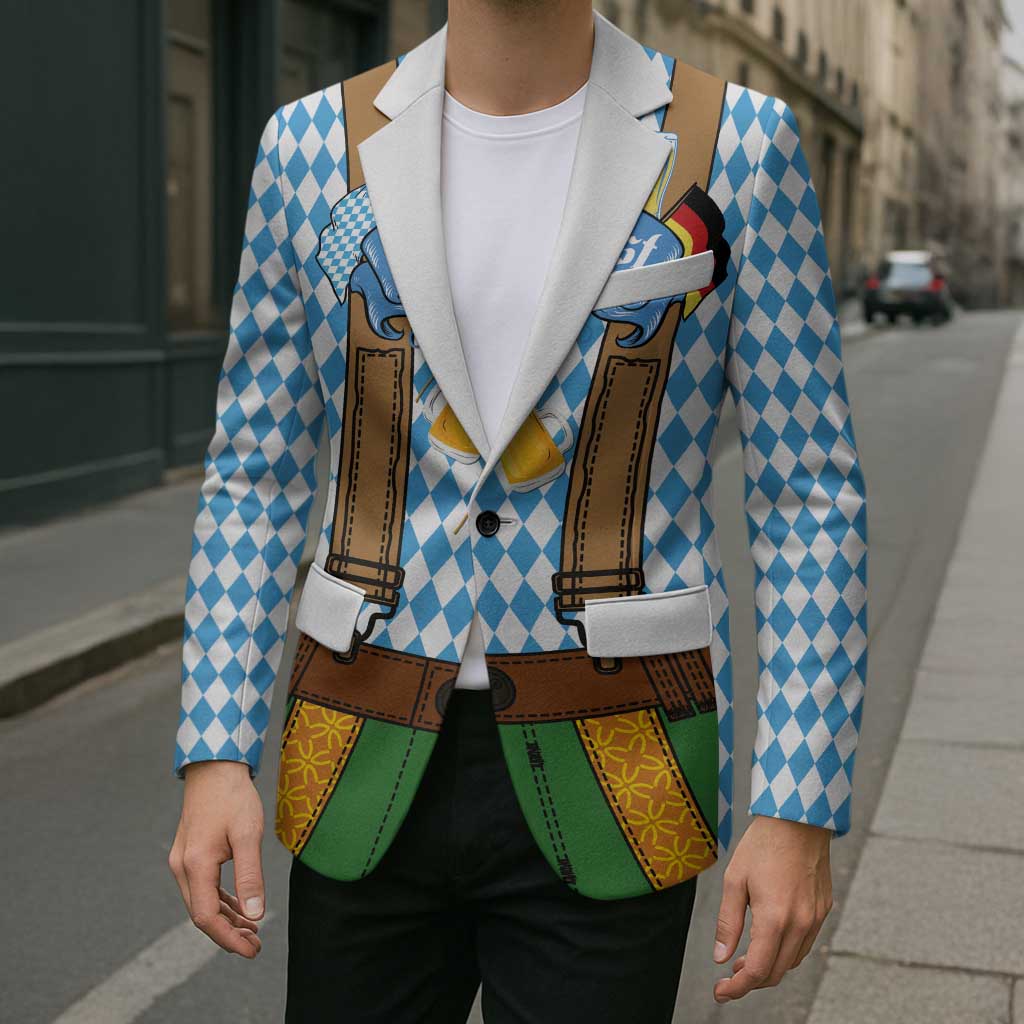 Oktoberfest Blazer Beer Festival Spirit Lederhosen Costume Style - Wonder Print Shop