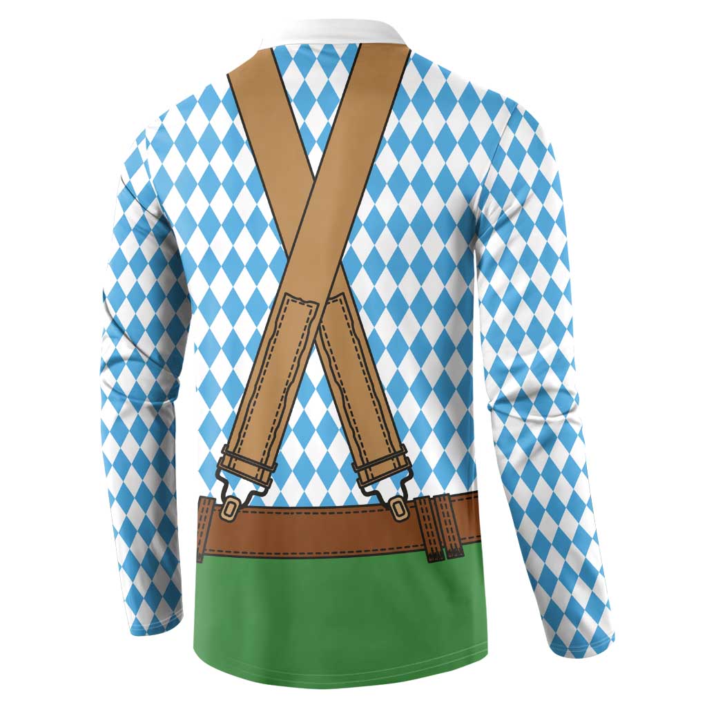 Oktoberfest Button Sweatshirt Beer Festival Spirit Lederhosen Costume Style - Wonder Print Shop