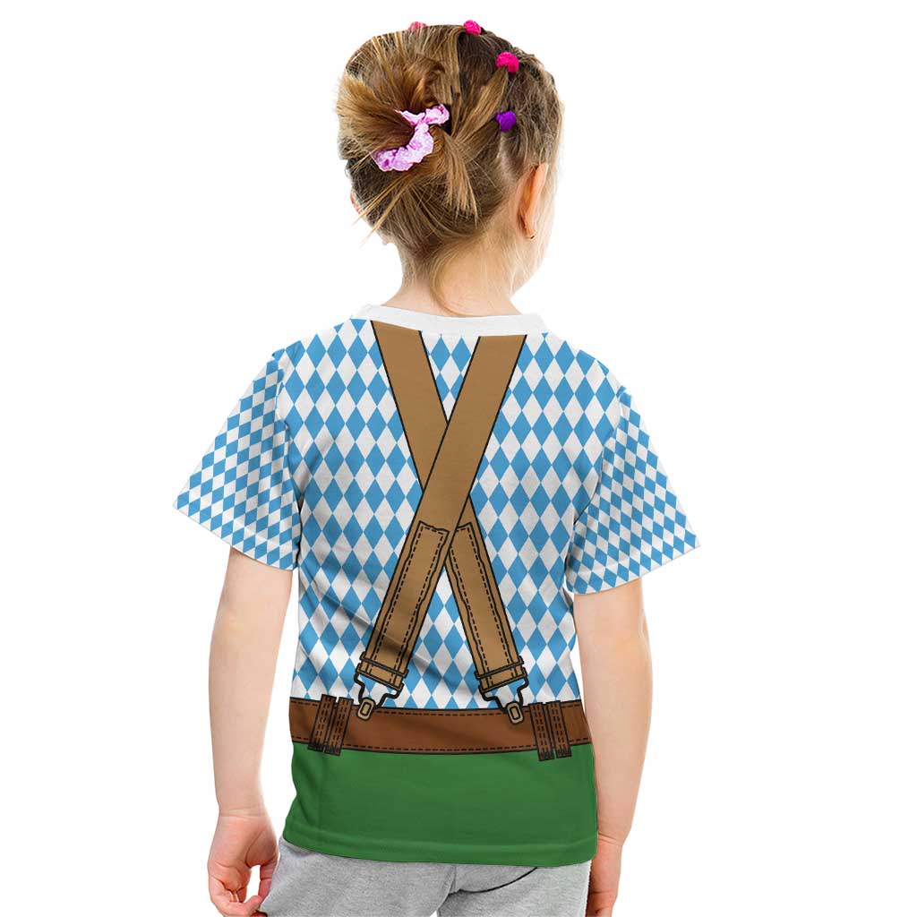 Oktoberfest Kid T Shirt Beer Festival Spirit Lederhosen Costume Style - Wonder Print Shop