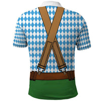 Oktoberfest Polo Shirt Beer Festival Spirit Lederhosen Costume Style - Wonder Print Shop