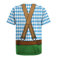 Oktoberfest Rugby Jersey Beer Festival Spirit Lederhosen Costume Style - Wonder Print Shop