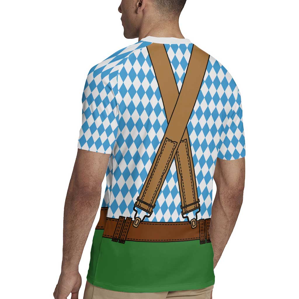Oktoberfest Rugby Jersey Beer Festival Spirit Lederhosen Costume Style - Wonder Print Shop