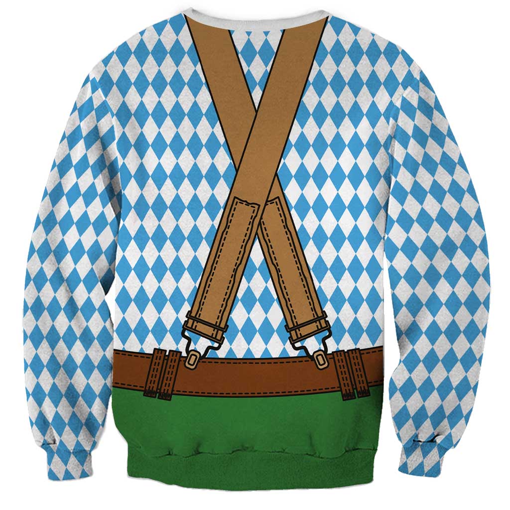 Oktoberfest Sweatshirt Beer Festival Spirit Lederhosen Costume Style - Wonder Print Shop