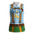 Oktoberfest Women Sleeveless Polo Shirt Beer Festival Spirit Lederhosen Costume Style - Wonder Print Shop