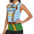 Oktoberfest Women Sleeveless Polo Shirt Beer Festival Spirit Lederhosen Costume Style - Wonder Print Shop