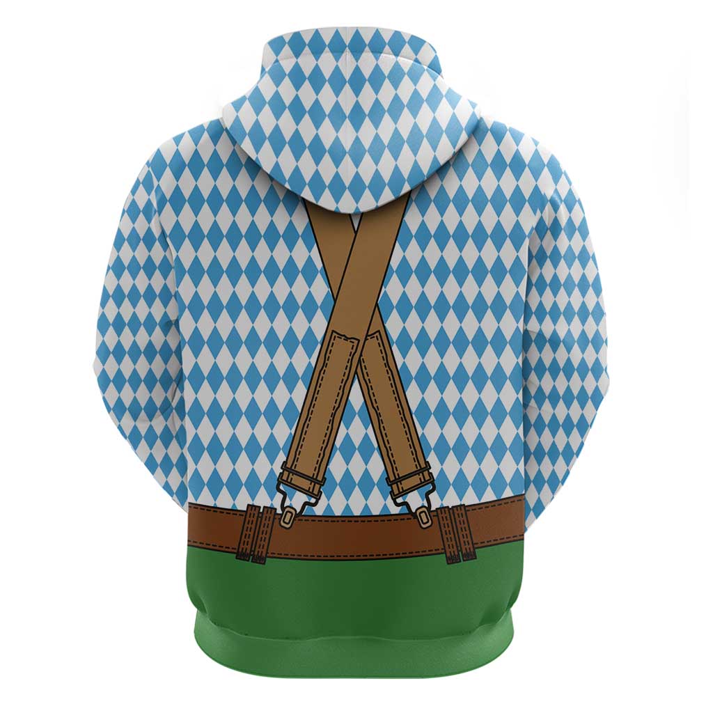 Oktoberfest Zip Hoodie Beer Festival Spirit Lederhosen Costume Style - Wonder Print Shop