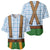 Bavarian Lederhosen Costume Style Baseball Jersey Blue Caro Pattern - Wonder Print Shop