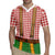 Bavarian Lederhosen Costume Style Rugby Jersey Red Caro Pattern - Wonder Print Shop