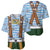 Bavarian Lederhosen Costume Style Baseball Jersey Edelweiss Rautenflagge Pattern - Wonder Print Shop