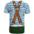 Bavarian Lederhosen Costume Style T Shirt Edelweiss Rautenflagge Pattern - Wonder Print Shop