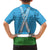 Bavarian Lederhosen Costume Style Kid Hawaiian Shirt Lions Rautenflagge Pattern - Wonder Print Shop