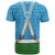 Bavarian Lederhosen Costume Style T Shirt Lions Rautenflagge Pattern - Wonder Print Shop