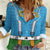 Bavarian Lederhosen Costume Style Women Casual Shirt Lions Rautenflagge Pattern - Wonder Print Shop