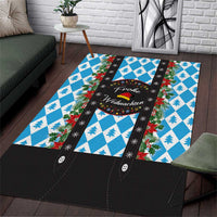 German Christmas Area Rug Lederhosen Weihnachten Style with Bavaria Pattern - Wonder Print Shop