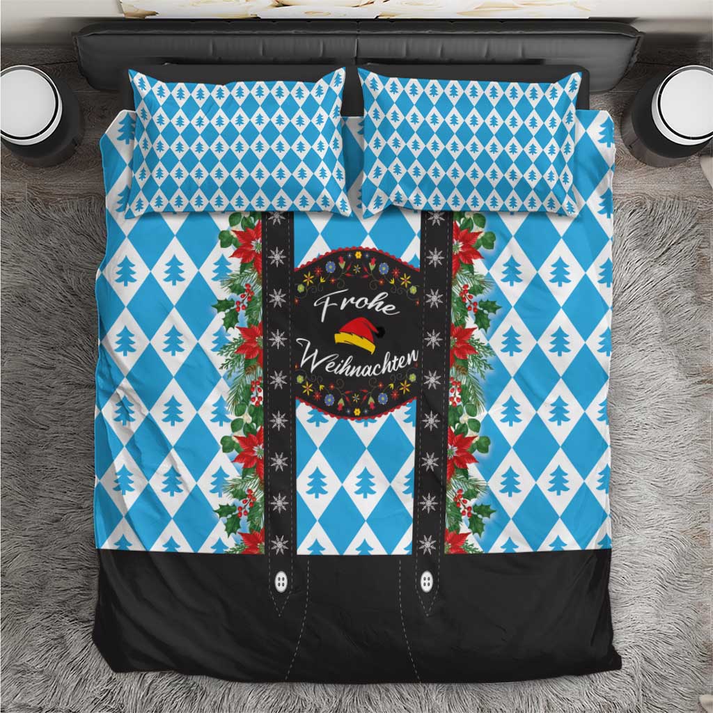 German Christmas Bedding Set Lederhosen Weihnachten Style with Bavaria Pattern - Wonder Print Shop