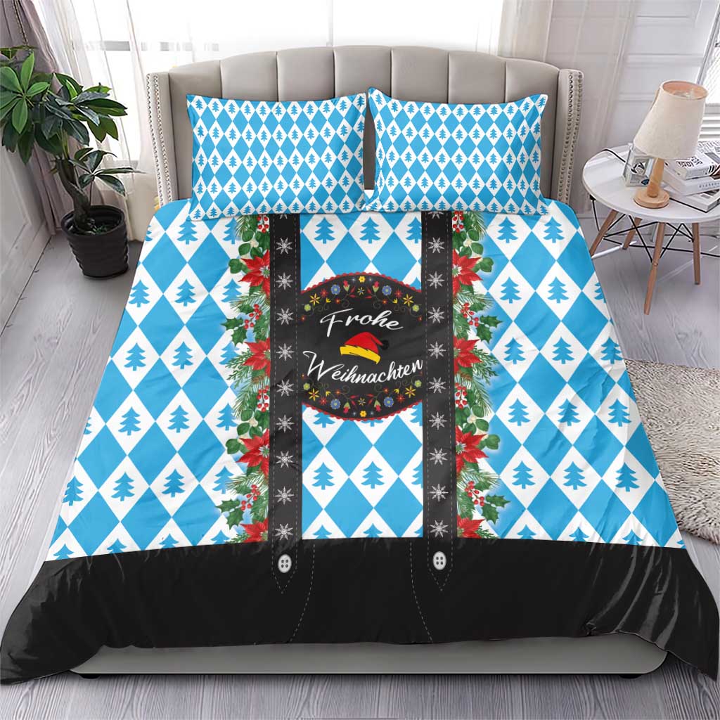 German Christmas Bedding Set Lederhosen Weihnachten Style with Bavaria Pattern - Wonder Print Shop