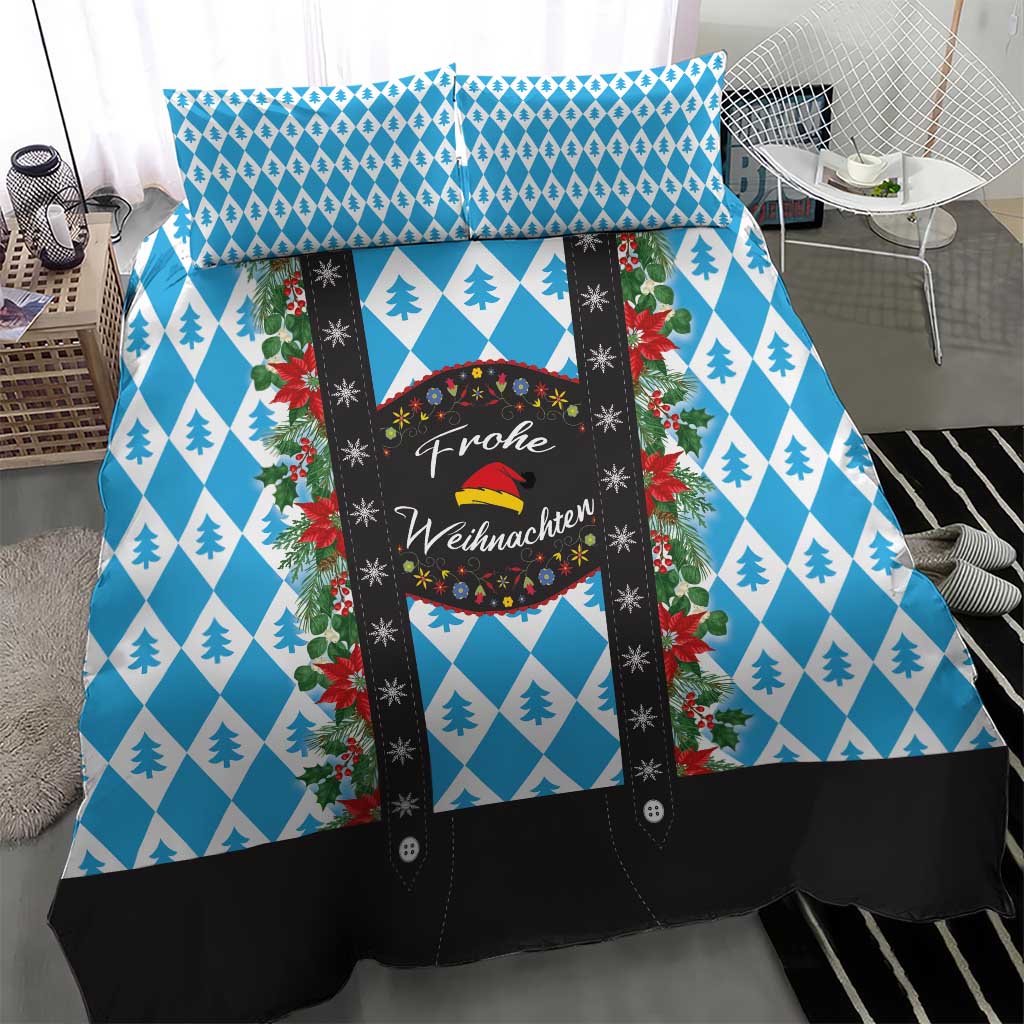 German Christmas Bedding Set Lederhosen Weihnachten Style with Bavaria Pattern - Wonder Print Shop