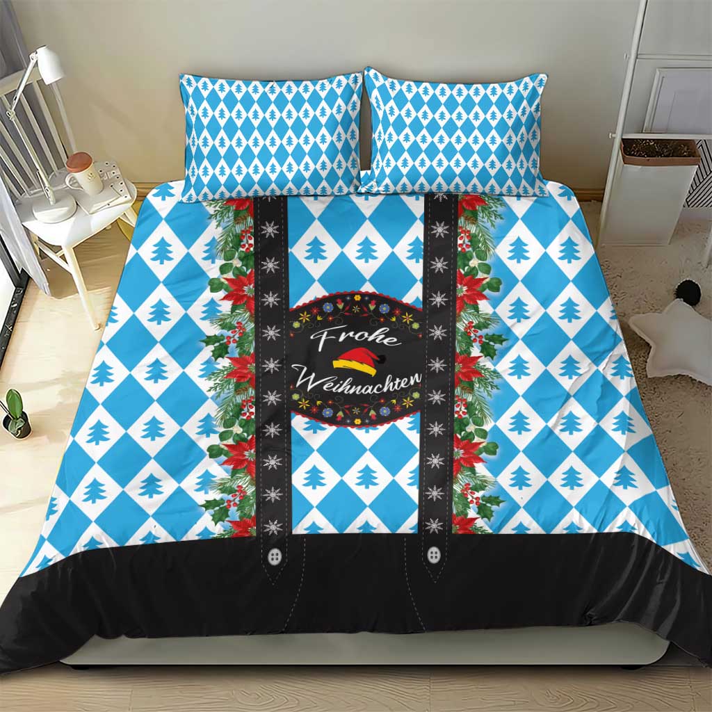 German Christmas Bedding Set Lederhosen Weihnachten Style with Bavaria Pattern - Wonder Print Shop