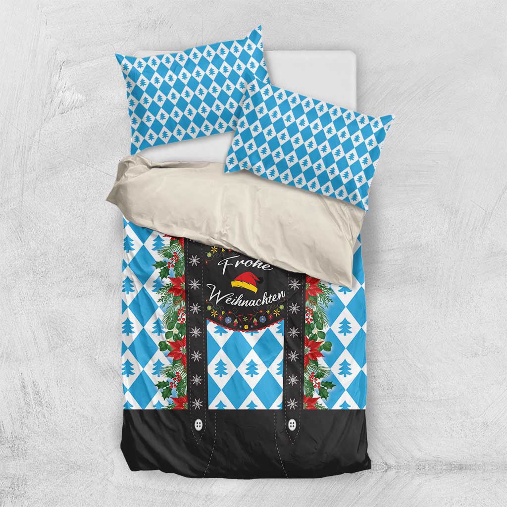 German Christmas Bedding Set Lederhosen Weihnachten Style with Bavaria Pattern - Wonder Print Shop
