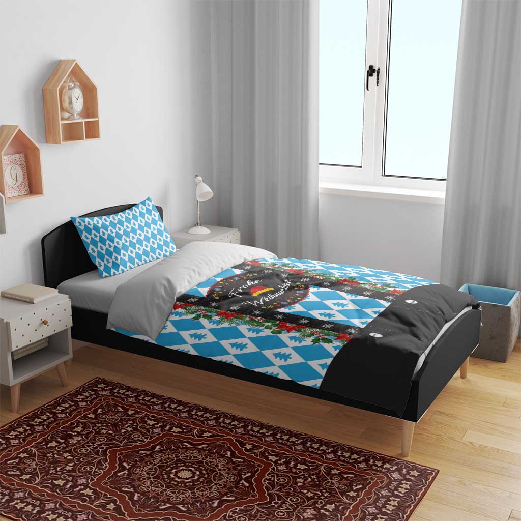 German Christmas Bedding Set Lederhosen Weihnachten Style with Bavaria Pattern - Wonder Print Shop