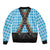 German Christmas Bomber Jacket Lederhosen Weihnachten Style with Bavaria Pattern - Wonder Print Shop