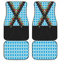 German Christmas Car Mats Lederhosen Weihnachten Style with Bavaria Pattern - Wonder Print Shop