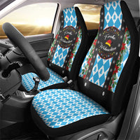 German Christmas Car Seat Cover Lederhosen Weihnachten Style with Bavaria Pattern - Wonder Print Shop