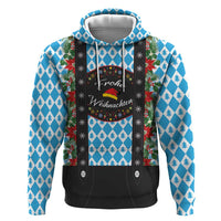 German Christmas Hoodie Lederhosen Weihnachten Style with Bavaria Pattern - Wonder Print Shop