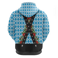 German Christmas Hoodie Lederhosen Weihnachten Style with Bavaria Pattern - Wonder Print Shop
