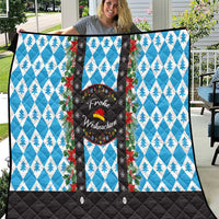 German Christmas Quilt Lederhosen Weihnachten Style with Bavaria Pattern - Wonder Print Shop