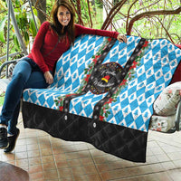 German Christmas Quilt Lederhosen Weihnachten Style with Bavaria Pattern - Wonder Print Shop