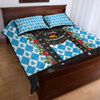 German Christmas Quilt Bed Set Lederhosen Weihnachten Style with Bavaria Pattern - Wonder Print Shop