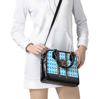 German Christmas Shoulder Handbag Lederhosen Weihnachten Style with Bavaria Pattern